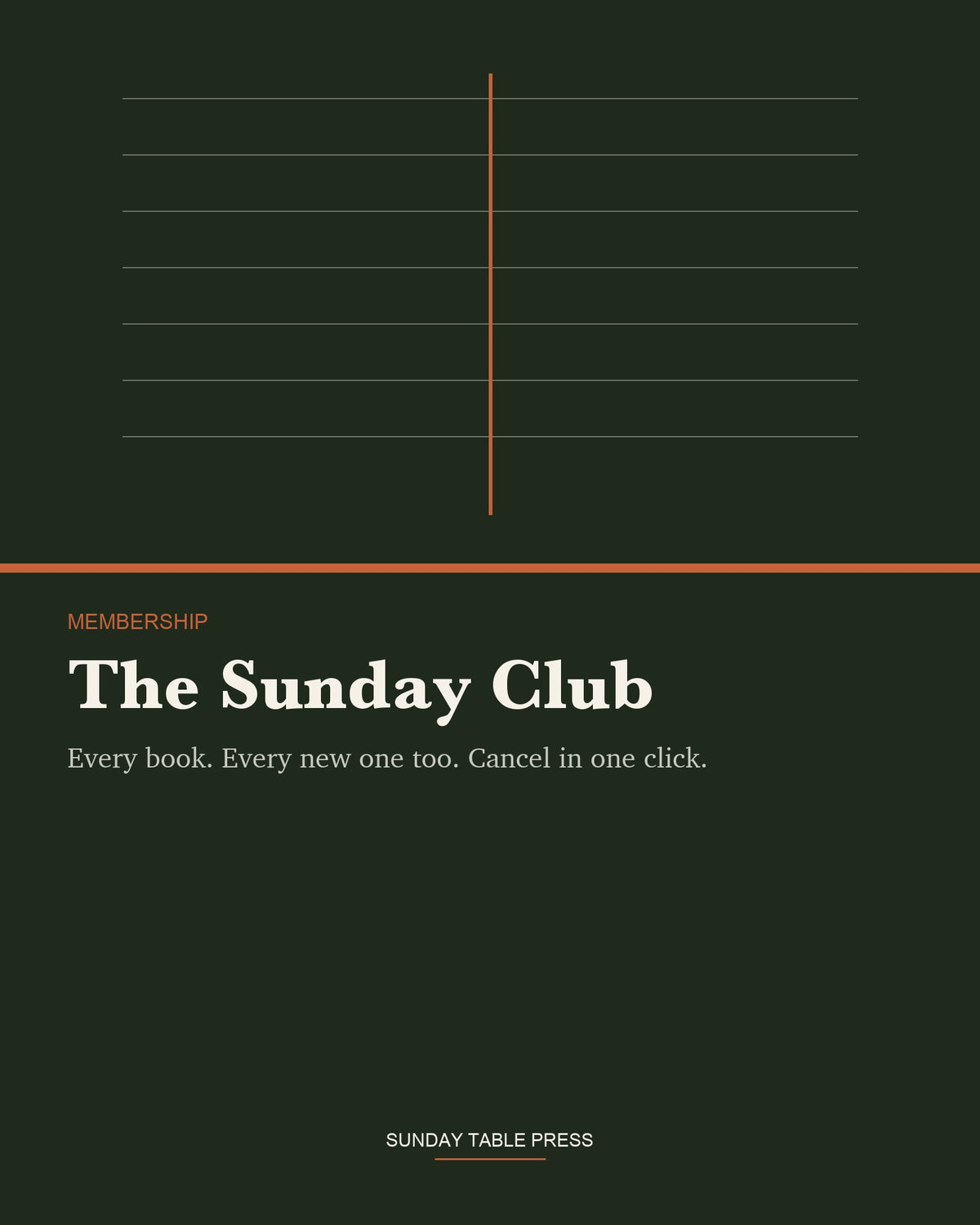 The Sunday Club — cover