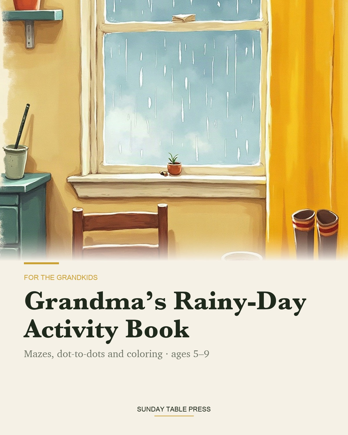 Grandma's Rainy-Day Activity Book — cover