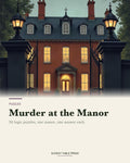 Murder at the Manor: 50 Logic Puzzles — cover