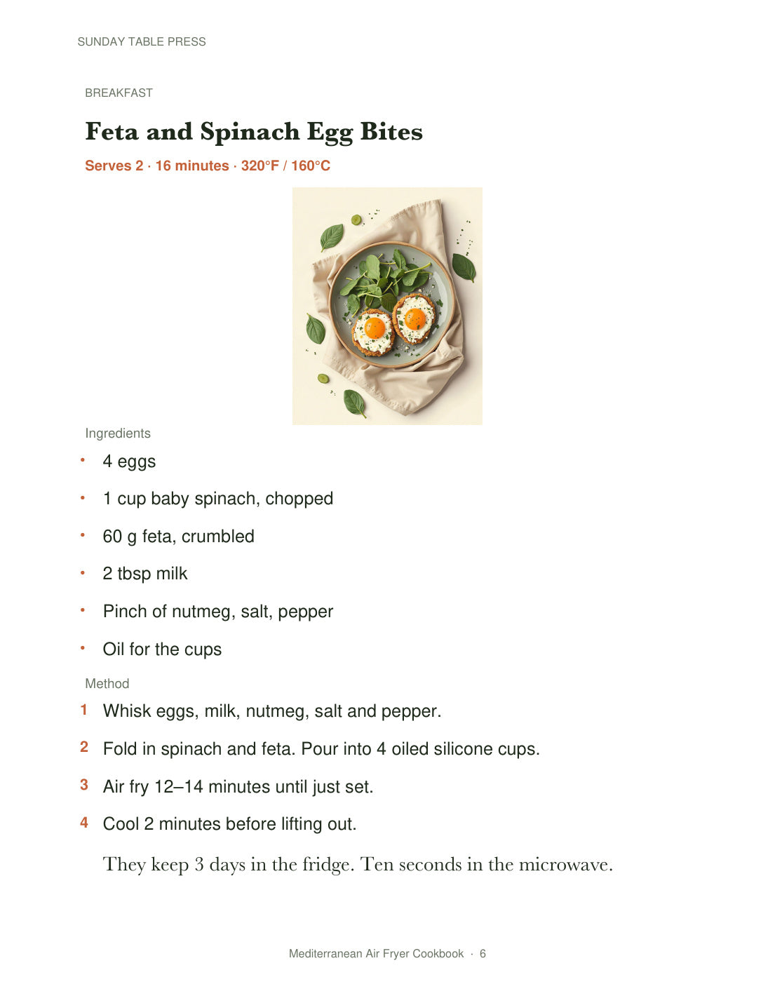 Mediterranean Air Fryer Cookbook — page 6, actual size
